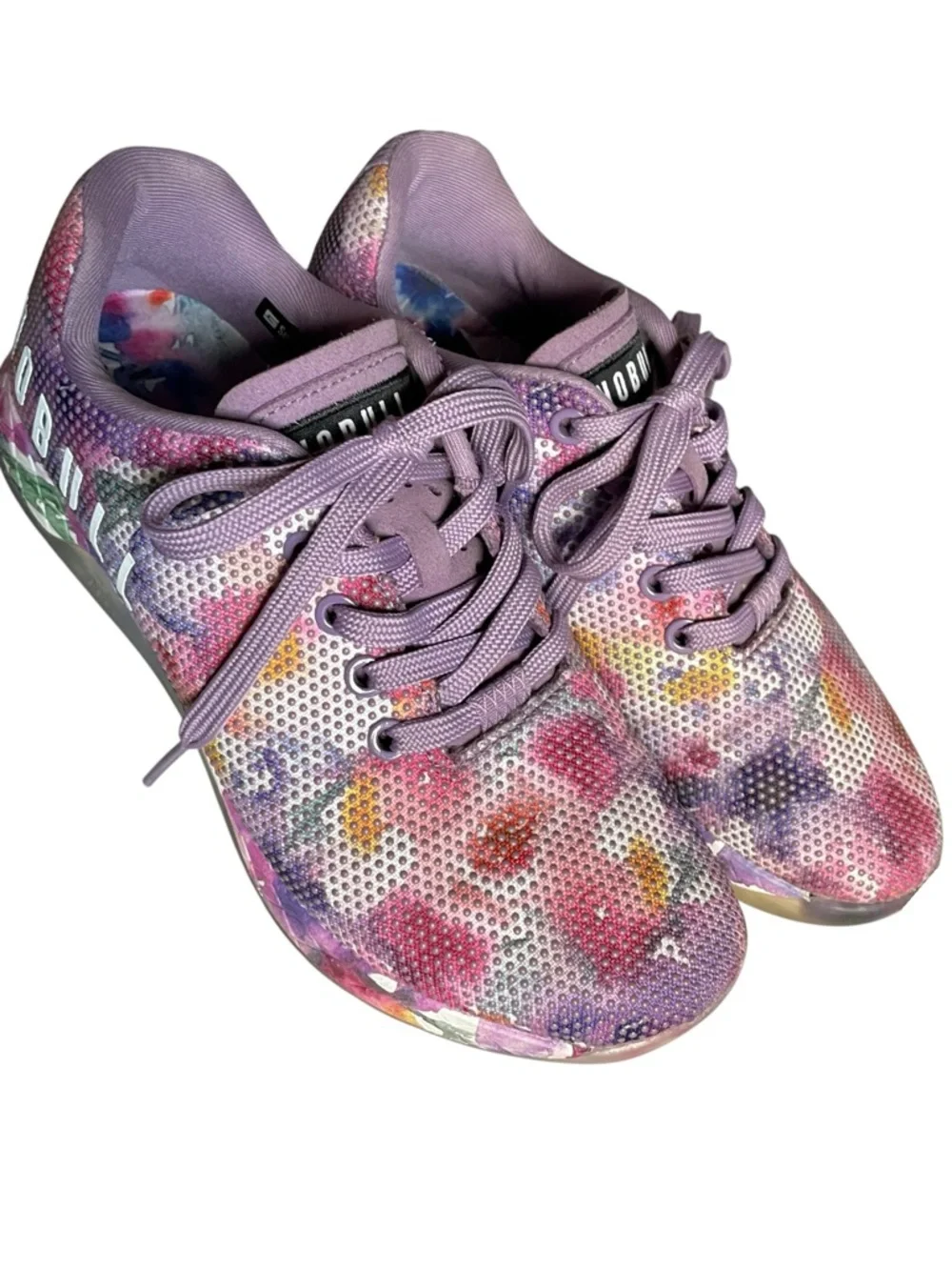 NOBULL Outwork "Bouquet" Watercolor Floral Collection Trainer Shoes Sz  7 - Picture 2 of 12